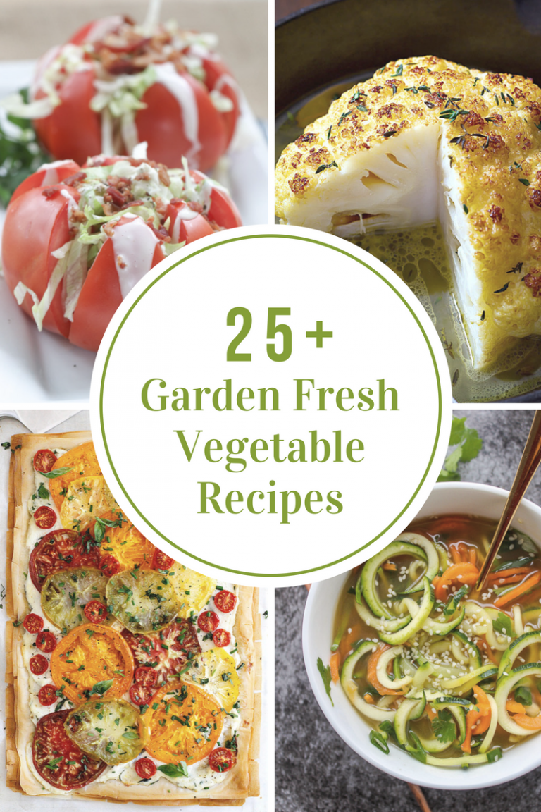 Garden Fresh Vegetable Recipes The Idea Room