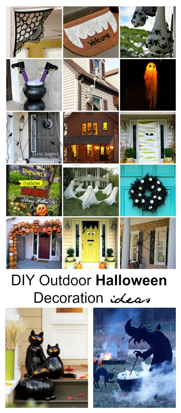DIY Outdoor Halloween Decorations - The Idea Room