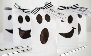 free printable halloween ghost gift bag