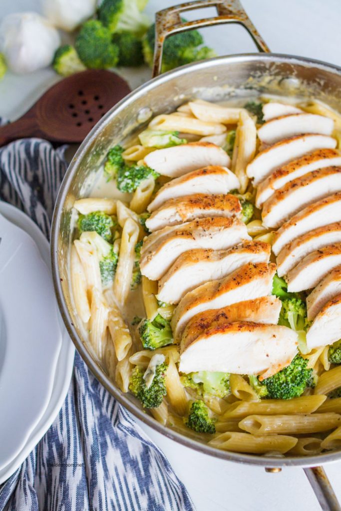 easy chicken and broccoli alfredo recipe