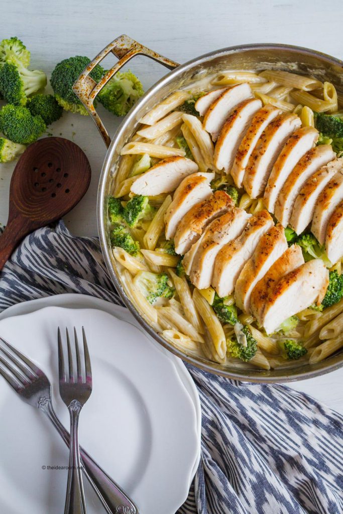chicken alfredo recipe with broccoli