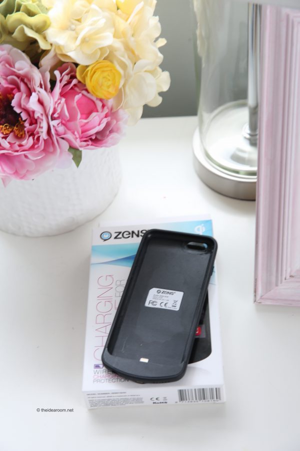 Anna-Kaci Bamboo Photo Frame with Wireless Charging Pad Compatible with Qi Enabled Devices