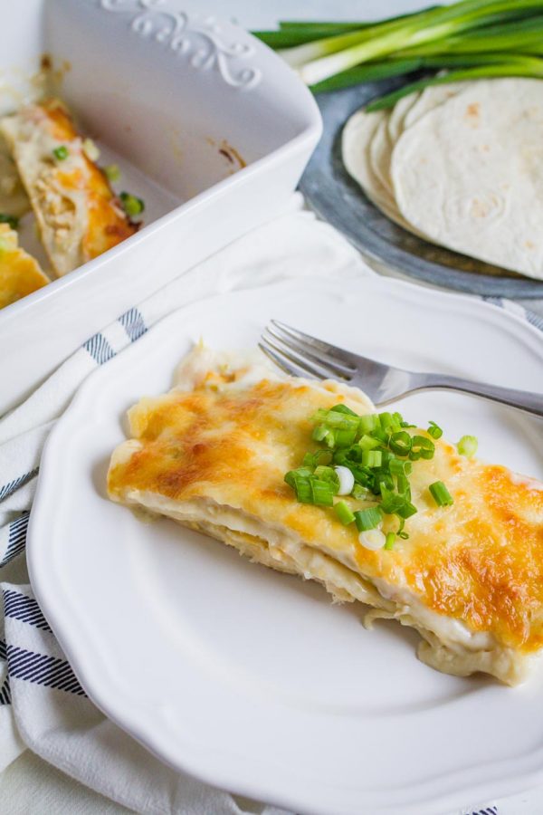 How to Make White Chicken Enchiladas The Idea Room