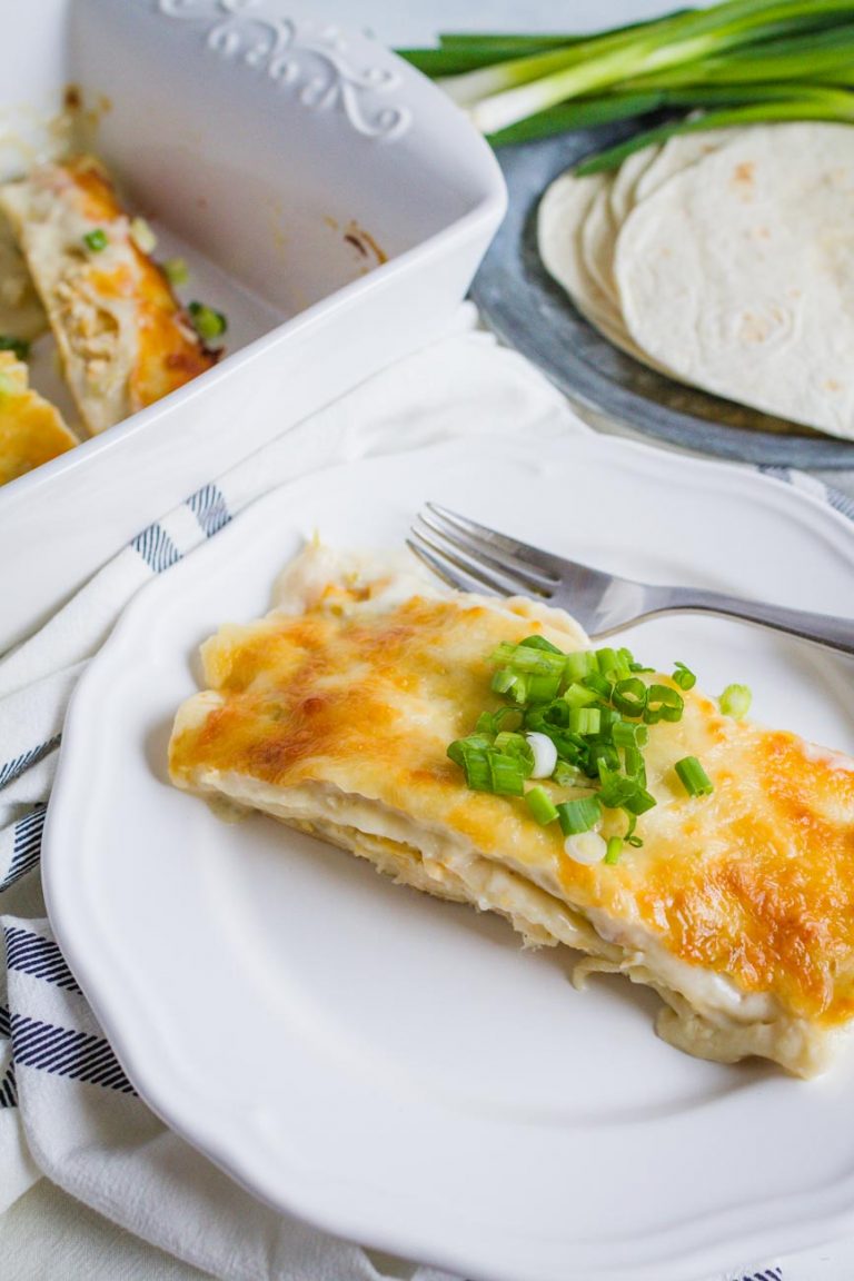 How to Make White Chicken Enchiladas The Idea Room