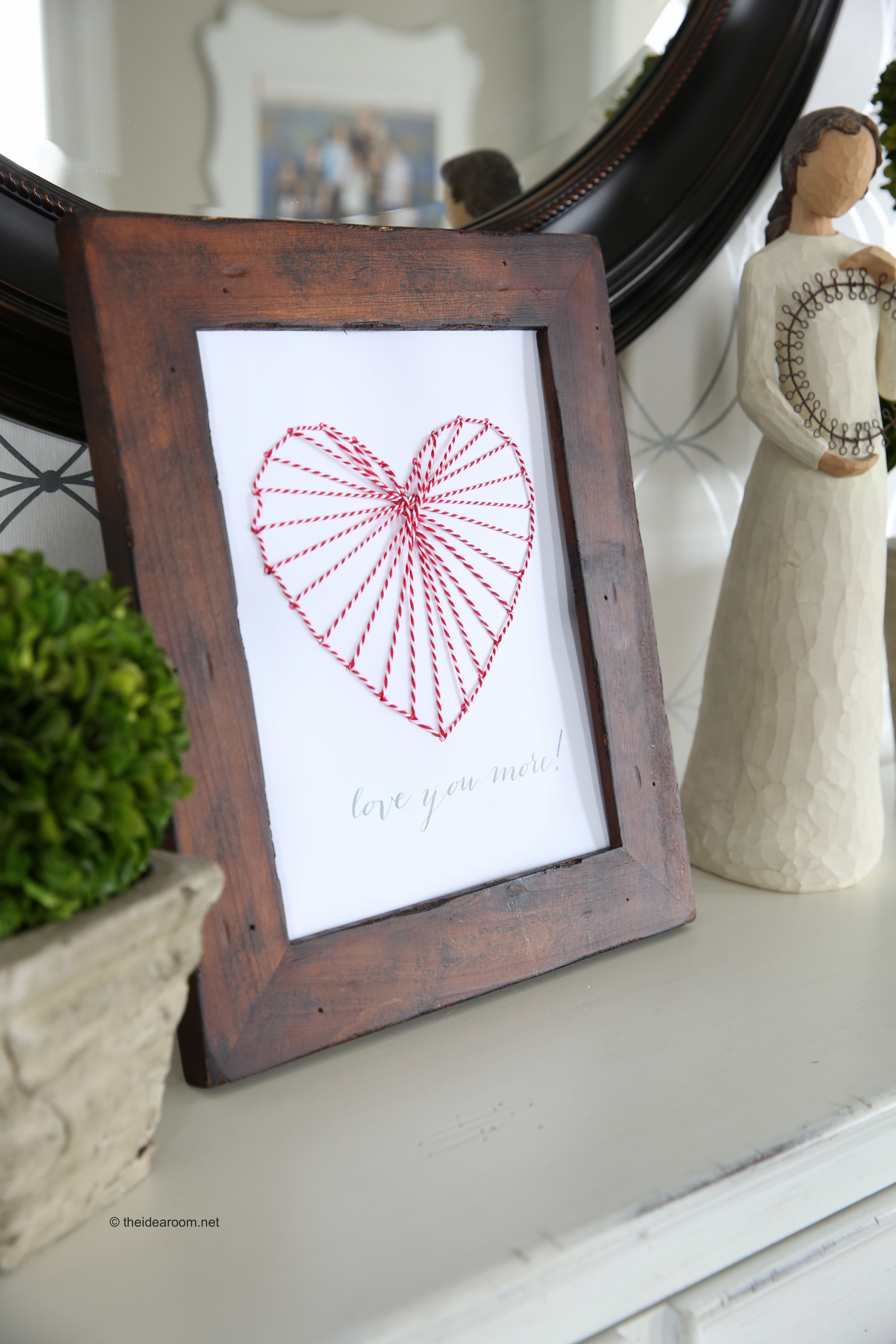 Heart String art template anniversary gift diy kits for adults String art patterns Romantic string art kit PDF Valentines day gift