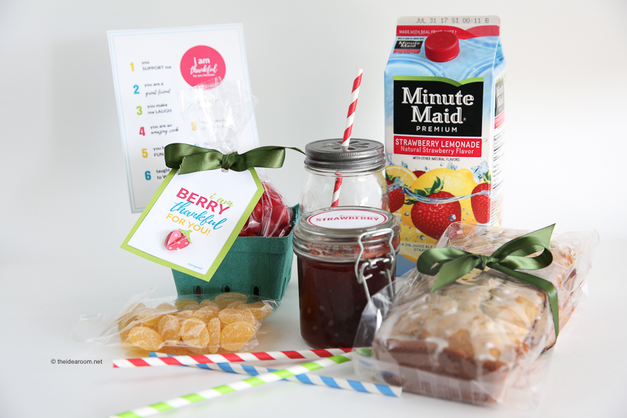 Lemon Poppy Seed + Strawberry Swirl Bread – Minute Maid A Care Package Idea