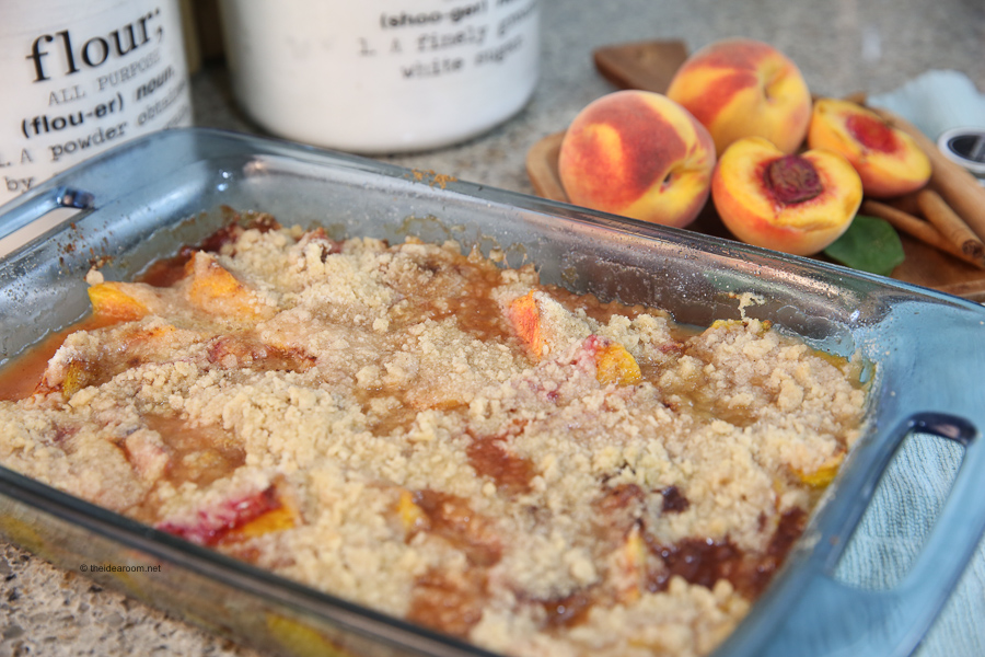 easy to make dessert recipe peach crisp