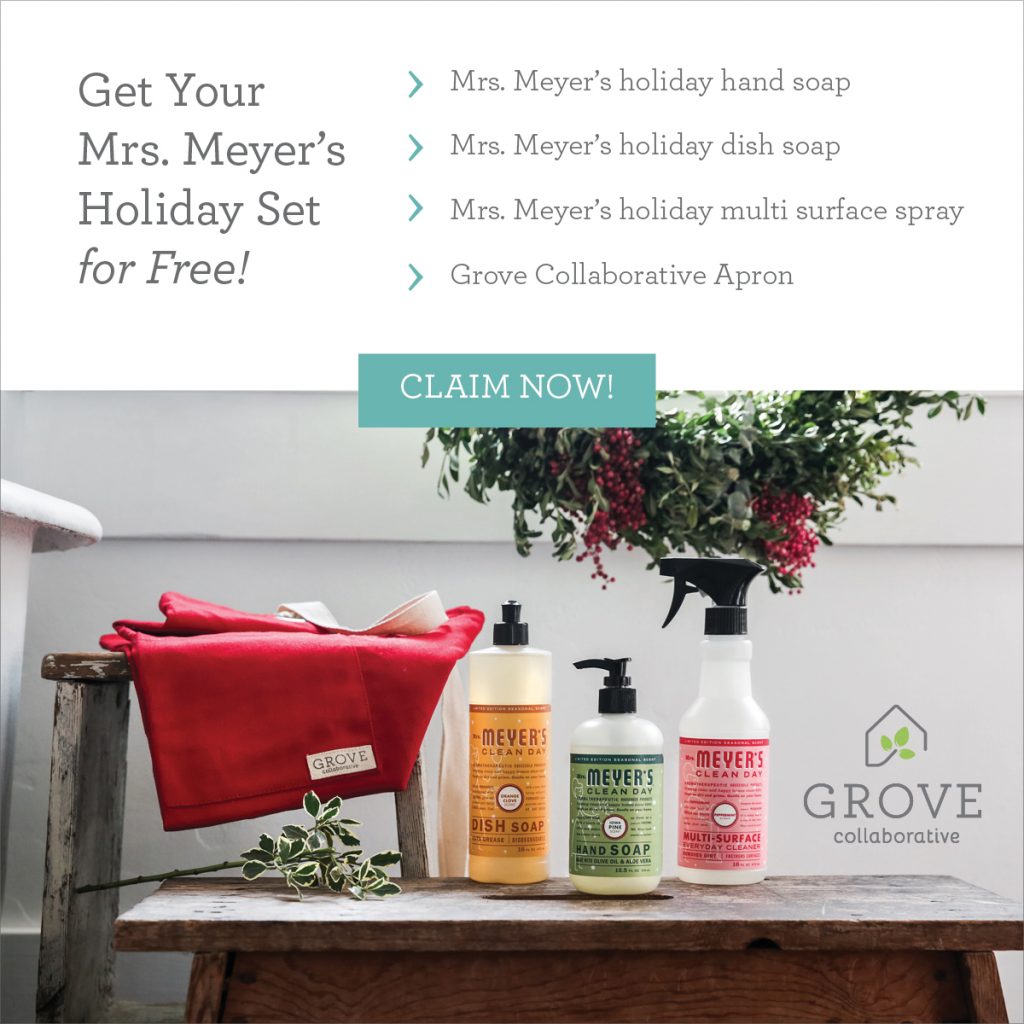Free-Mrs-Meyers-Grove-Collaborative-Cleaning-Products-Holiday-Christmas