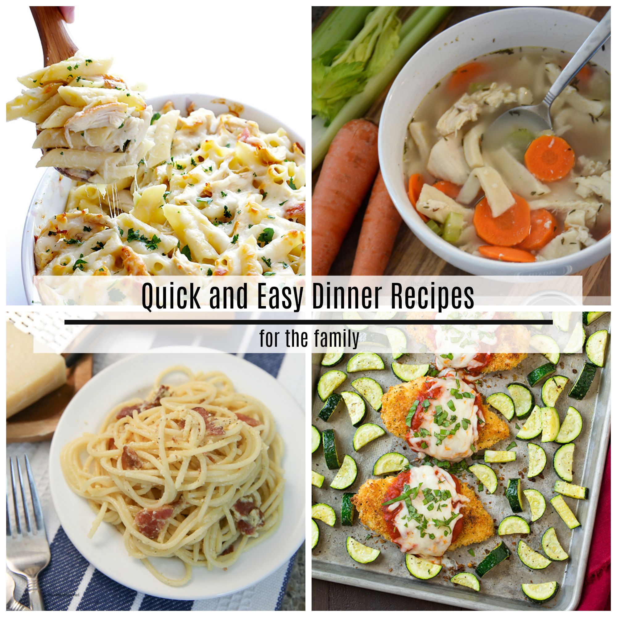 Quick and Easy Dinner Recipes - The Idea Room