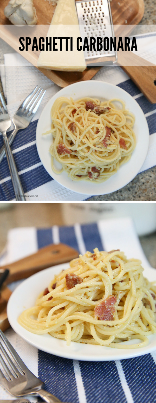 Spaghetti Carbonara - The Idea Room