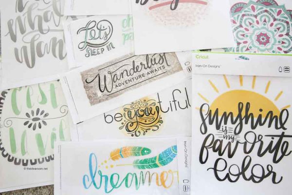 Cricut Iron On