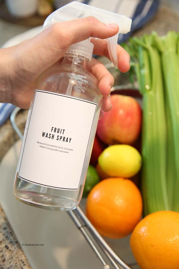Make Your Own Fruit and Vegetable Wash (11 easy methods)