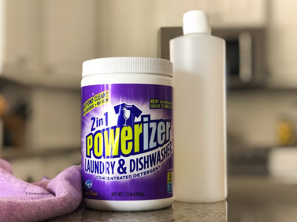 2 in 1 powerizer laundry & dishwasher concentrated detergent