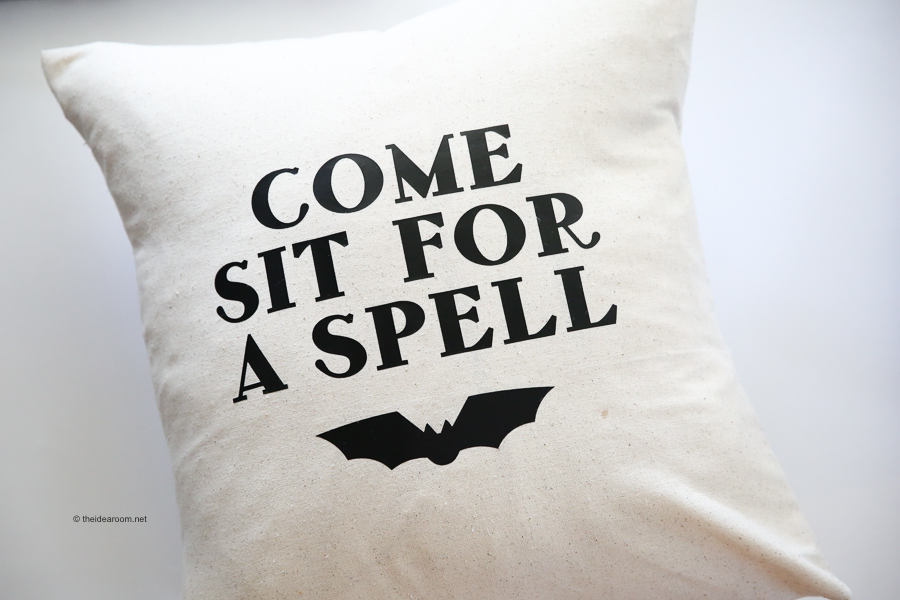 Come Sit For A Spell DIY Pillow