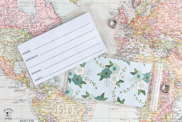 DIY Luggage Tags - The Idea Room