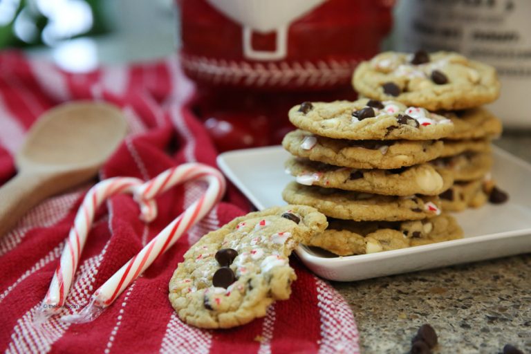 Peppermint Chocolate Chip Cookies The Idea Room