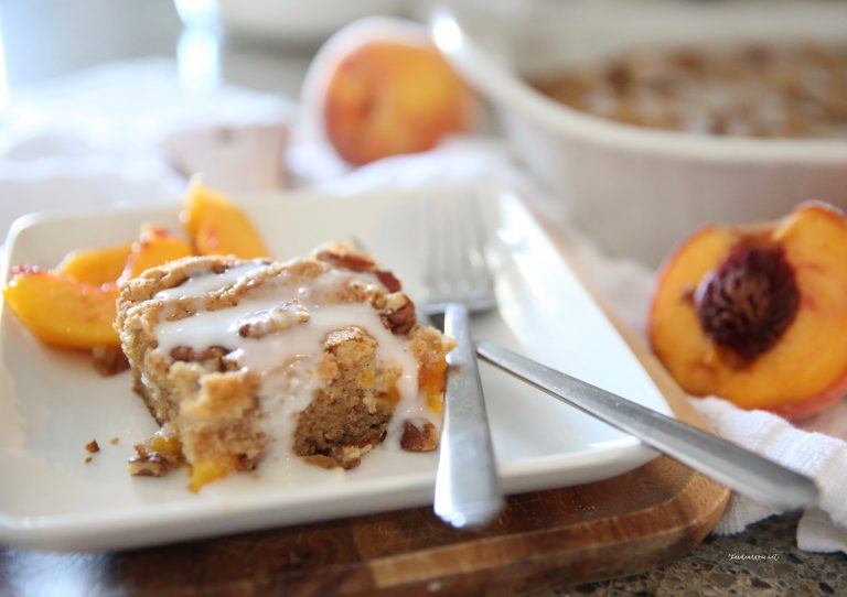 Peach Cake Recipe (+VIDEO) The Idea Room