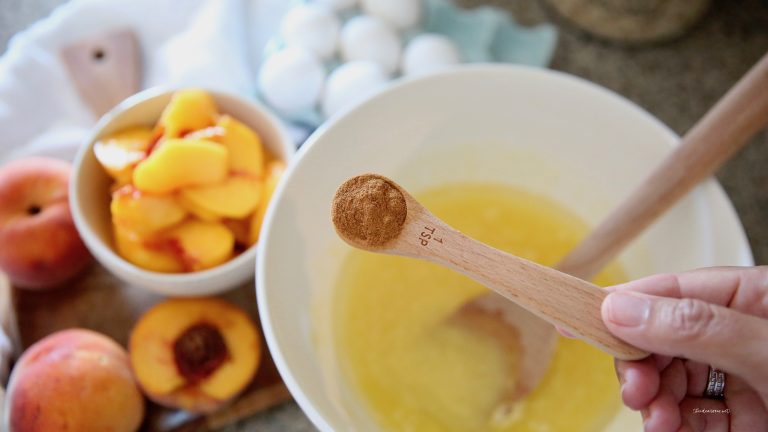 Peach Cake Recipe (+VIDEO) - The Idea Room