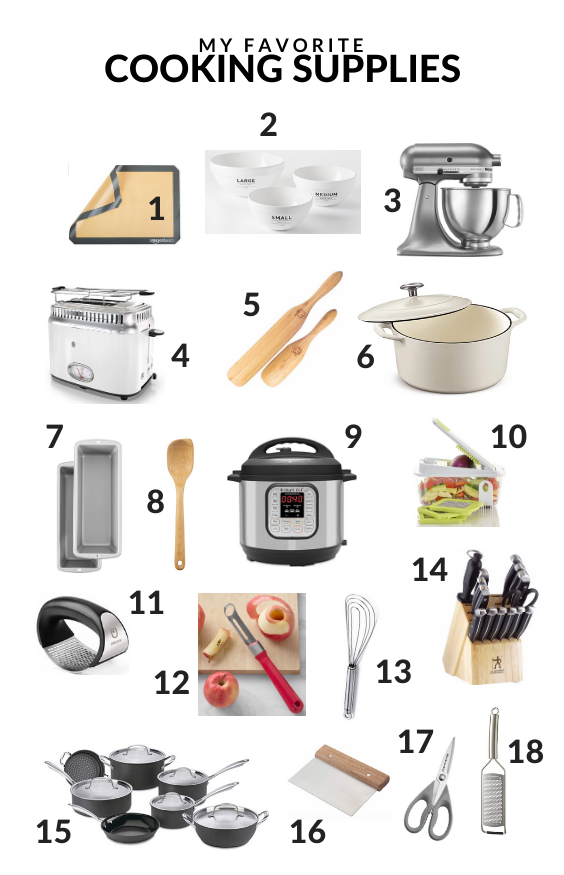 Favorite Cooking Supplies - The Idea Room