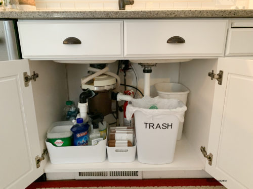 Under Kitchen Sink Organization Ideas - The Idea Room