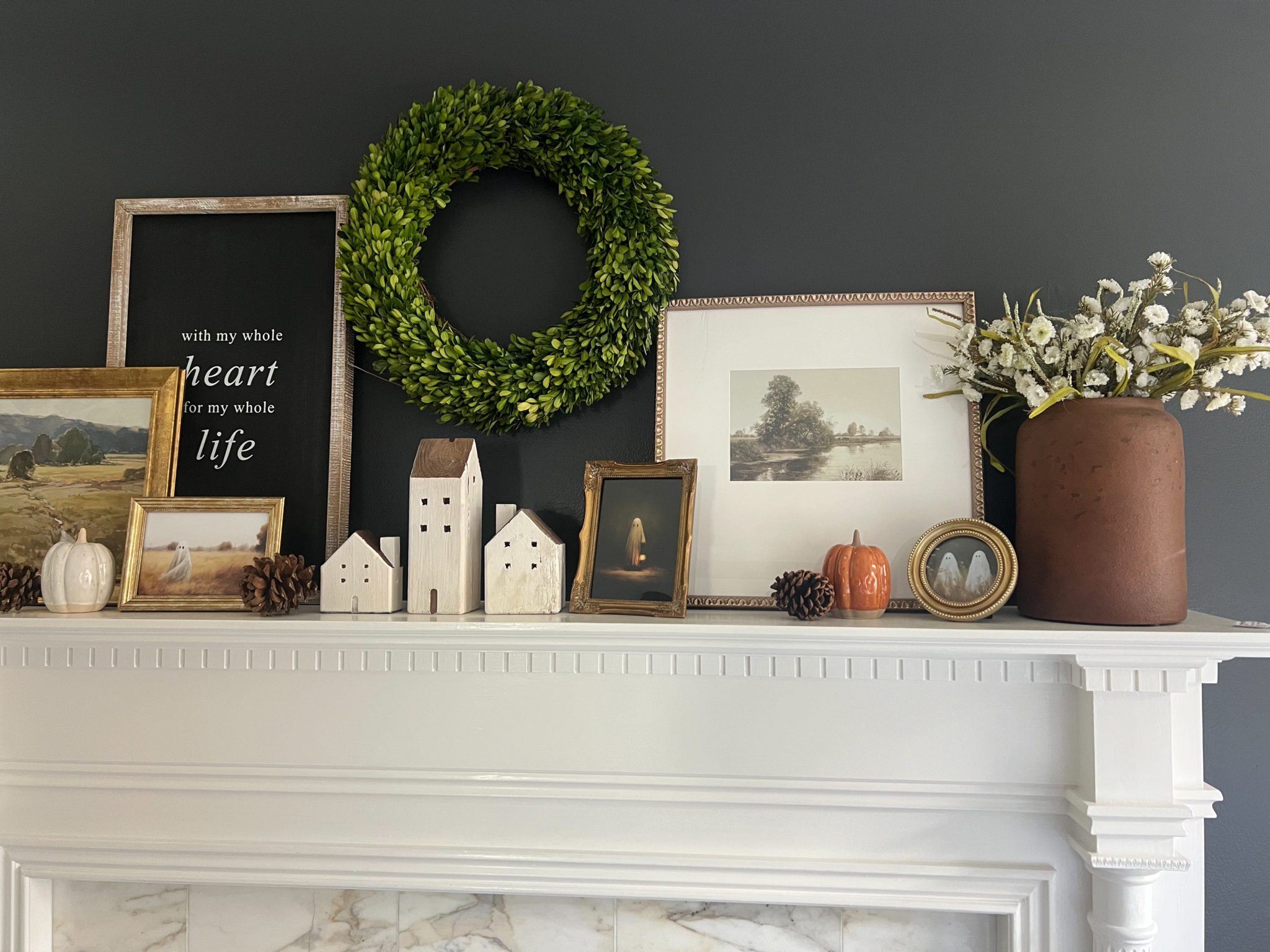 How to Make a DIY Ghost Frame Picture - The Idea Room